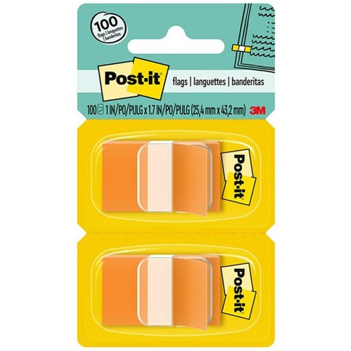 Post-it® Flags 680-4 Orange, Pack of 100