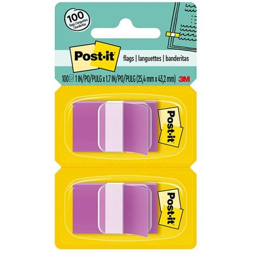 Post-it® Flags 680-8 Purple, Pack of 100