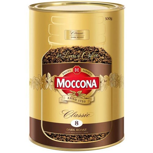 Moccona Classic Dark Roast Freeze Dried Instant Coffee 500g