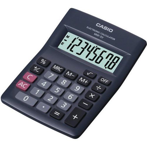 Casio MW5VBK Pocket Calculator