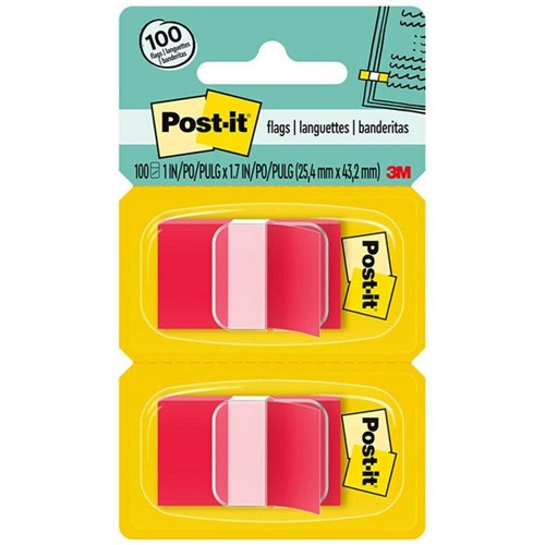 Post-it® Flags 680-1 Red, Pack of 100