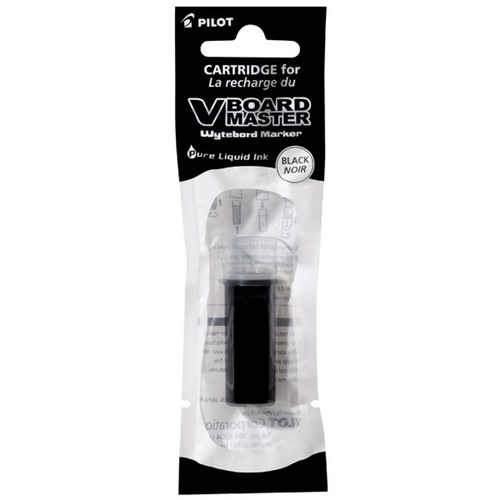 Pilot V Board Master Black Whiteboard Marker Ink Refill Cartridge
