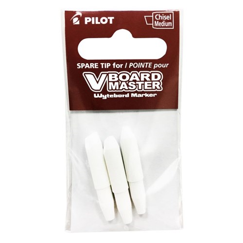 Pilot V Board Master Whiteboard Marker Refill Chisel Tip, Pack of 3
