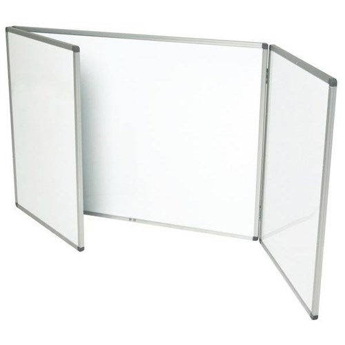 Boyd Visuals Porcelain Expandable Whiteboard Cabinet 900 x 600mm