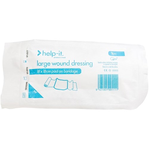 Help-It No. 15 Wound Dressing Large 180x180mm