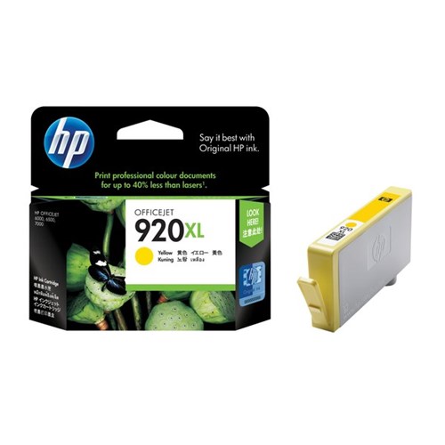 HP 920XL Yellow Ink Cartridge High Yield CD974AA