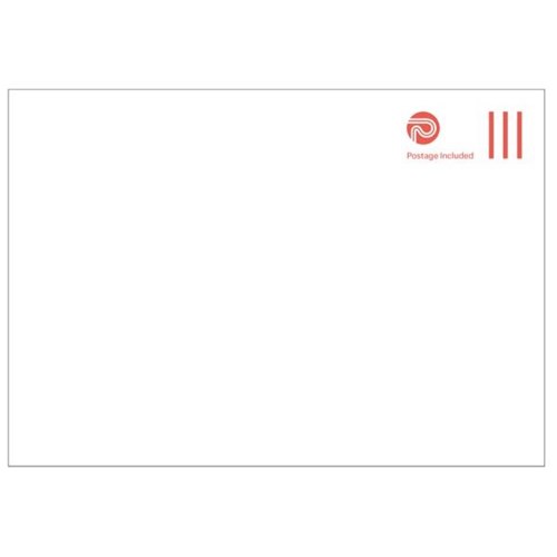 NZ Post C5 Postage Paid Envelopes Seal Easi White BSP50, Box of 250
