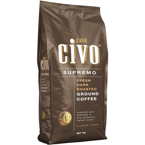 Caffe Civo Supremo Fresh Ground Coffee 1kg