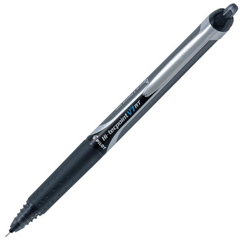 Pilot Hi-Tec V7RT Retractable Rollerball Pen 0.7mm Fine Tip Black