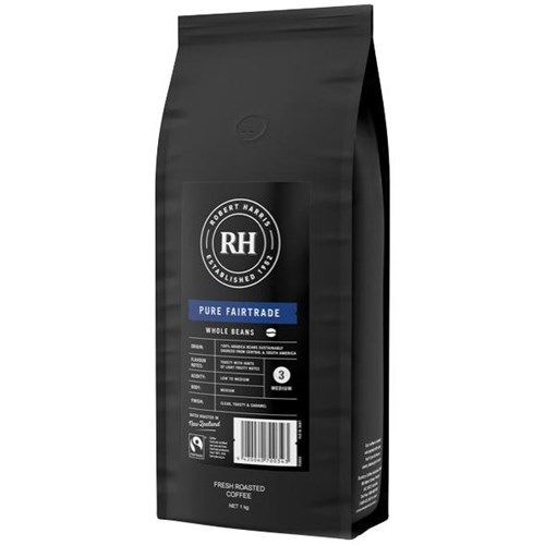 Robert Harris Pure Fairtrade Coffee Beans 1kg