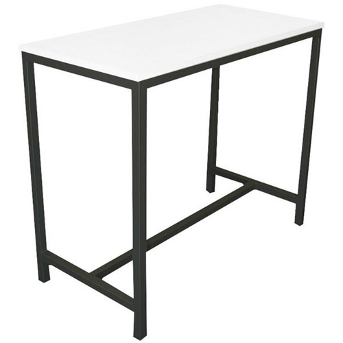 Kompact Bar Leaner Table 1200mm White/Black