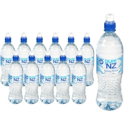 Pure NZ Still Spring Water 750ml, Carton of 12 OfficeMax NZ