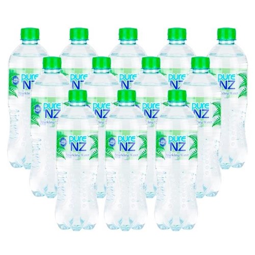 Pure NZ Sparkling Water 500ml, Carton of 12 OfficeMax NZ