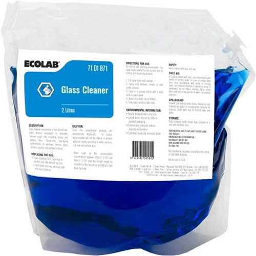 Ecolab Glass Cleaner 2L