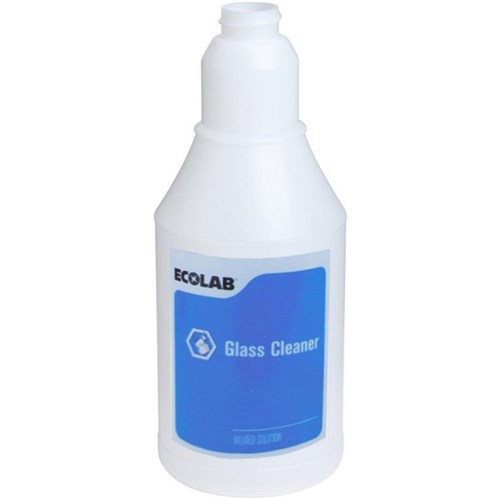 Ecolab Glass Cleaner Empty Trigger Spray Bottle Only 750ml