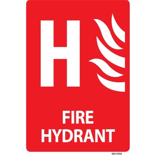 Fire Hydrant Safety Sign 240x340mm