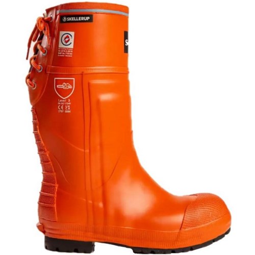 Schoen Forestry Pro Steel Cap Safety Gumboots Size 7 Orange