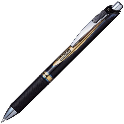 Pentel Blue EnerGel Retractable Pen 0.5mm Fine Tip