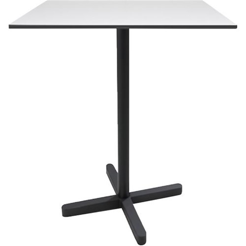 Spot Table 800x750mm Black Frame Snowdrift Top