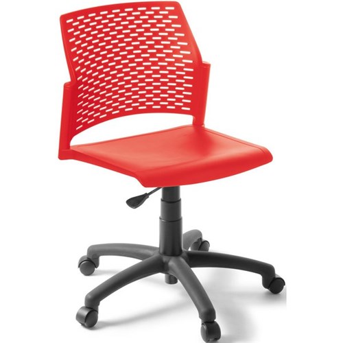 Punch Swivel Task Chair Red