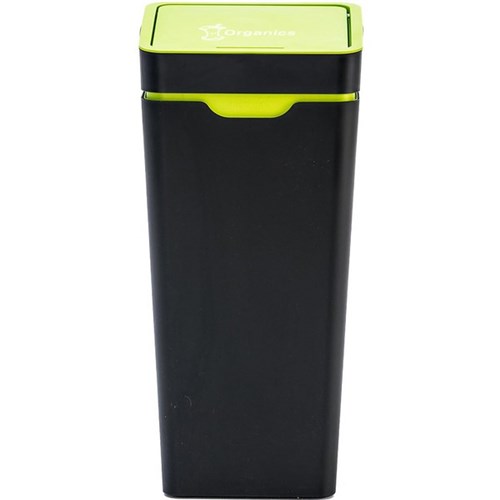 Method 60L Green Organics Recycling Bin With Closed Touch Lid