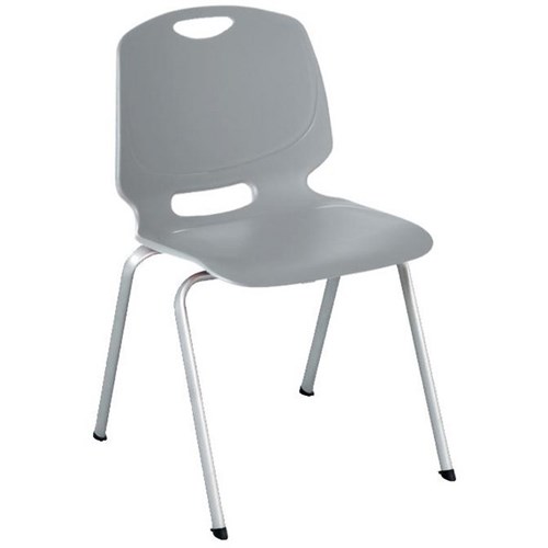 Project 4 Leg School Chair 445mm Smoke