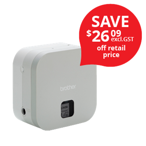 Brother PT P300BT Label Maker Labelling Machine Handheld OfficeMax NZ