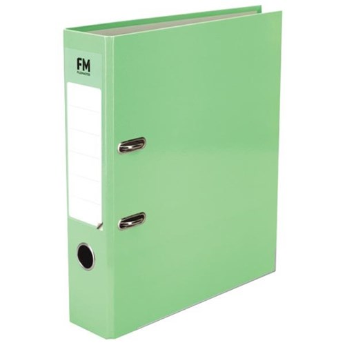 FM Pastel Lever Arch File A4 Mint Green OfficeMax NZ