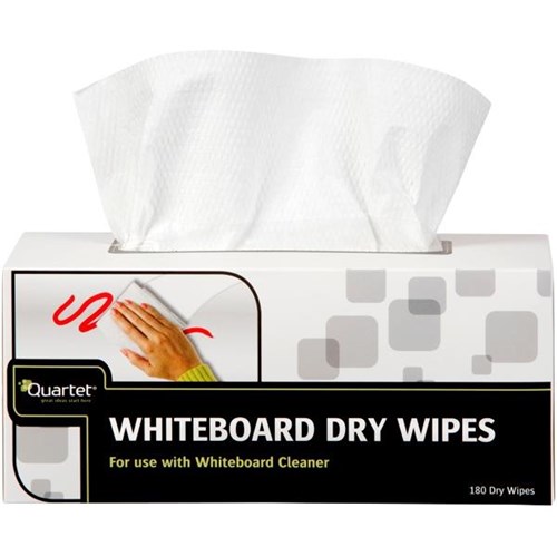 Quartet Dry Wipes Whiteboard Cleaner, Box of 180 OfficeMax NZ