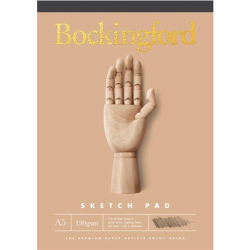 Bockingford B21 Sketch Pad A5 120gsm 60 Leaves
