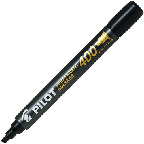 Pilot 400 Permanent Marker Chisel Tip Black