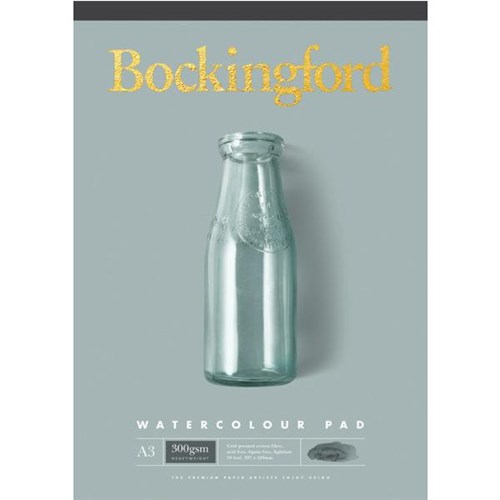 Bockingford Watercolour Paint Pad A3 300gsm 10 Leaves