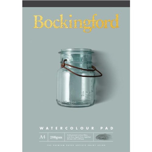 Bockingford Watercolour Paint Pad A4 200gsm 20 Leaves
