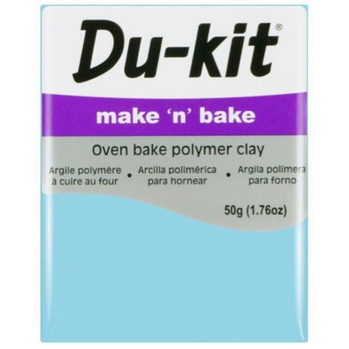 Du-kit Make n Bake Oven Bake Modelling Clay 50g Light Blue