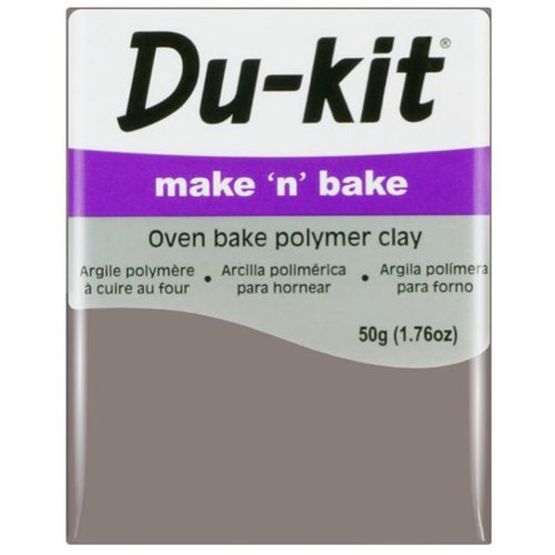 Du-kit Make n Bake Oven Bake Modelling Clay 50g Stone
