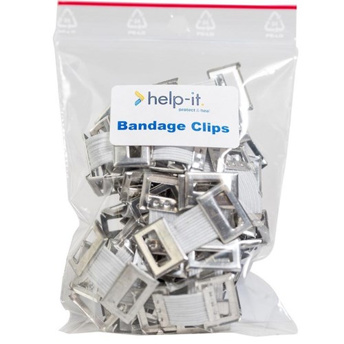 Help-It Bandage Clips, Pack of 10