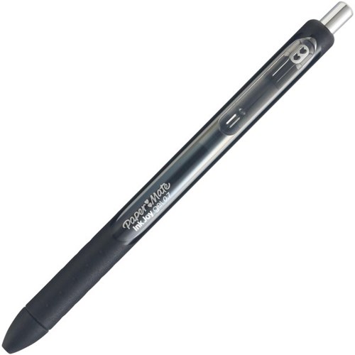 Paper Mate Black Inkjoy Gel Retractable Ballpoint Pen 0.7mm Fine Tip