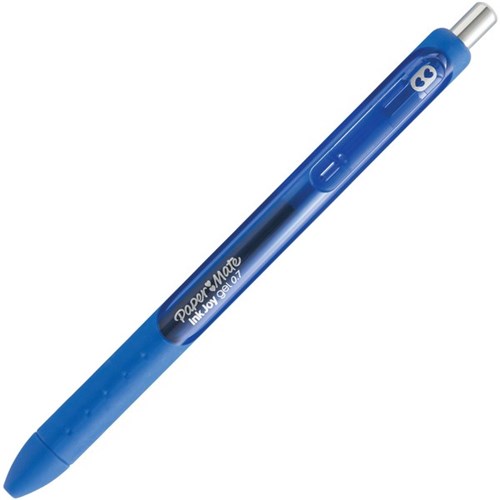 Paper Mate Blue Inkjoy Gel Retractable Ballpoint Pen 0.7mm Fine Tip
