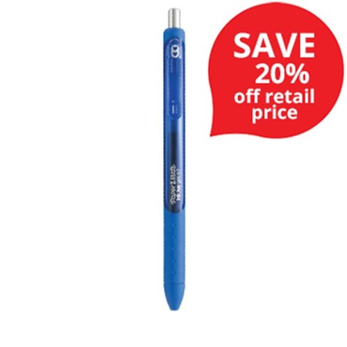 Paper Mate Blue Inkjoy Gel Ballpoint Pen Fine Tip OfficeMax NZ