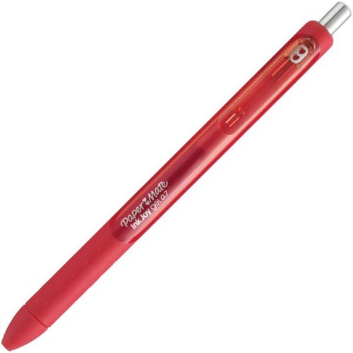 Paper Mate Red Inkjoy Gel Retractable Ballpoint Pen 0.7mm Fine Tip