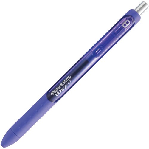 Paper Mate Purple Inkjoy Gel Ballpoint Pen 0.7mm Fine Tip