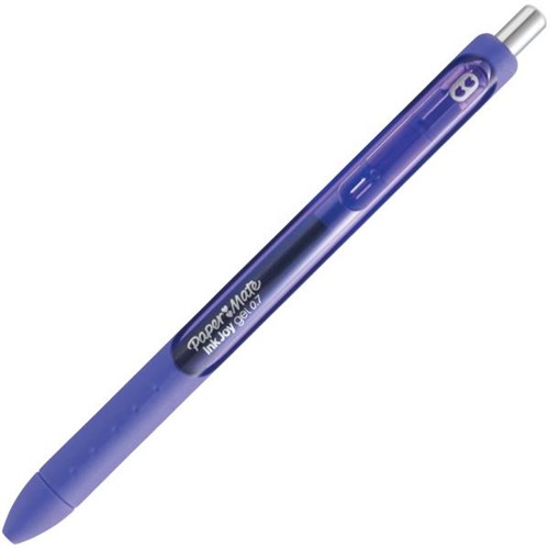 Paper Mate Purple Inkjoy Gel Ballpoint Pen 0.7mm Fine Tip
