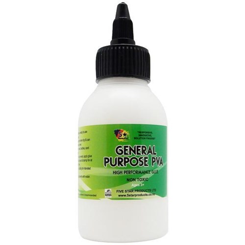 Five Star General Purpose PVA Glue 125ml OfficeMax NZ