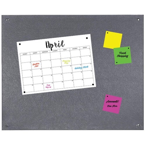 Boyd Visuals PinPanel Noticeboard 600x900mm Grey