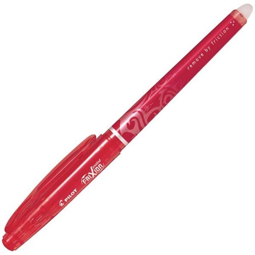 Pilot Frixion Point Red Gel Rollerball Pen Fine 0.4mm 