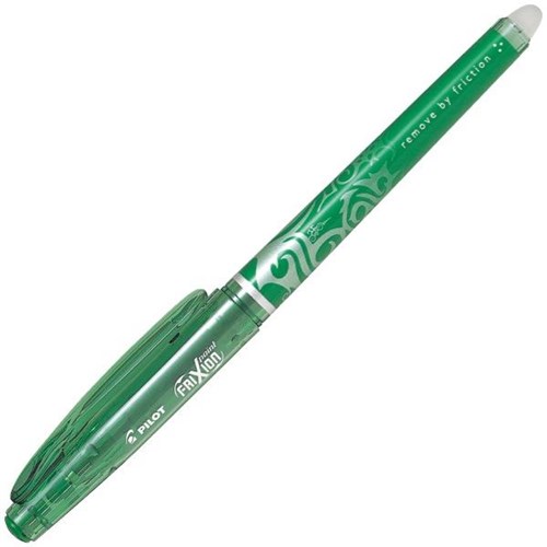 Pilot Frixion Point Green Gel Rollerball Pen Fine 0.4mm