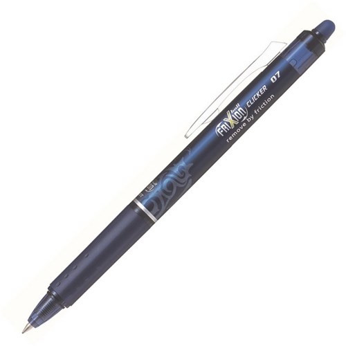 Pilot Frixion Blue Black Clicker Erasable Rollerball Gel Pen OfficeMax NZ