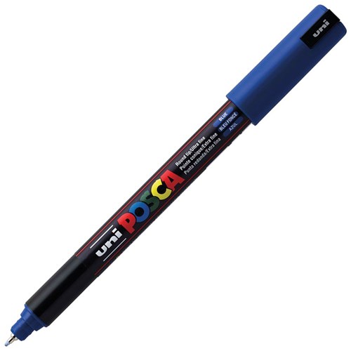 uni POSCA Blue Paint Marker Pen Bullet Ultra Fine PC1-MRBL