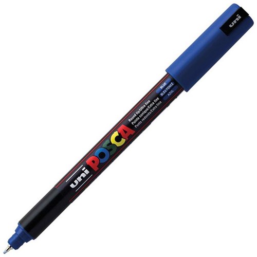 uni POSCA Blue Paint Marker Pen Bullet Ultra Fine PC1-MRBL