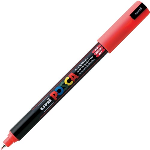 uni POSCA Red Paint Marker Pen Bullet Ultra Fine PC1-MRR